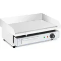 Produktbild: Royal Catering Elektro Grillplatte - 550 x 350 mm -  - glatt - 3000 W - Silber