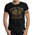 Produktbild: Cooles Herren T-Shirt für Motorradfahrer: Road Trip