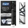 Produktbild: Oral-B Pro Series 3 3500 Elektrische Zahnbürste oder Electric Toothbrush, mit 3 Putzmodi und visueller 360° Andruckkontrolle für Zahnpflege, Reiseetui, Special Edition, Designed by Braun, Schwarz