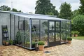 Produktbild: Juliana Gewächshäuser Veranda 12,9m² Alu 3mm Sicherheitsglas doppelte Stalltür
