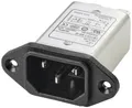 Produktbild: TRU COMPONENTS TC-10101412 Netzfilter mit Kaltgerätebuchse 250 V/AC 6A 0.8 mH (L x B x H) 58 x 22.8 x 50mm 1St.