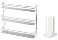 Produktbild: Tassenstapler weiß 21cm hoch