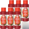 Produktbild: Hela Curry Gewürz Ketchup leicht scharf 6er Pack (6x300ml Flasche) + usy Block