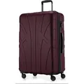 Produktbild: Suitline - Reisekoffer groß erweiterbar, Koffer XL 4 Rollen, Rollkoffer Hartschale, Trolley Hardcase Check-In Gepäck 20-23 kg, Gurtmaß 158 cm, T... - Rot
