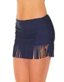 Produktbild: Aquarti Bikini-Hose Aquarti Damen Bikinihose mit Rock Seitliche Raffung