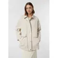 Produktbild: comma Funktionsjacke Outdoor-Jacke Oversize-Jacke mit Cord-Kragen beige 40 EU