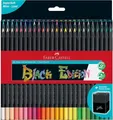 Produktbild: Faber-Castell 116450 - Buntstifte Blackwood, Black Edition, 50er Etui, leuchtend