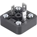 Produktbild: Gerätestecker Gmd-serie Schwarz Gsa-u 2000 N Lo Pole:2 + Pe 933 378-100-1 Hirschmann Inhalt: 1 St.