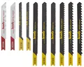 Produktbild: kwb 10-tlg. Stichsägeblätter-Set mit U-Schaft, für Holz und Metall - Universal-Set für vielseitige Anwendungen