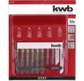 Produktbild: kwb Stichsägeblatt kwb 617230 Stichsägeblätter-Set Jigger 10-teilig 1 St.