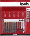 Produktbild: Kwb 617230 Stichsägeblätter-Set Jigger 10-teilig 1St.