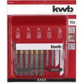 Produktbild: kwb 617230 Stichsägeblätter-Set Jigger 10-teilig 1 St.