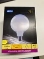 Produktbild: XAVAX LED-Filament, E27, 1055lm ersetzt 75W Globelampe, dimmbar 112878
