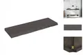 Produktbild: Waschtischplatte Dunkelgrau 120x40x6 Cm Massivholz Behandelt