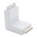 Produktbild: RGB LED Steck Eckverbinder 3D 4 Pin Buchse 13x6mm 3D 90° 