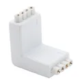 Produktbild: RGB LED Steck Eckverbinder 3D 4 Pin Buchse 13x6mm 3D 90° 
