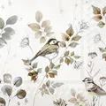 Produktbild: IHR Woodland Birds Lunch-Servietten Papierserviette Motivserviette 33x33cm natur