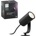 Produktbild: Philips Hue LED-Spot Lily White & Color Ambiance 1-flammig Schwarz Basis-Set
