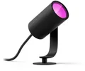 Produktbild: Philips Hue White & Color Ambiance Lily Outdoor LED Spot, Außenstrahler, Basis-Set, 8W, 590lm, 4000K, schwarz (915005671701)