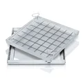Produktbild: Zarges Aluminium Schachtabdeckung mit Wanne 300 mm x 300 mm Schachtdeckel EN 124
