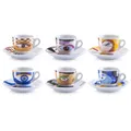 Produktbild: Zeller 26510 Espressotassen Set 12-teilig Magic Eyes, White