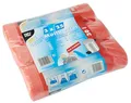 Produktbild: PAPSTAR Mülleimerbeutel HDPE, mit Zugband, 30 Liter, rot 3 x 25 Stück