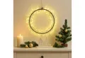 Produktbild: MARELIDA Dekokranz LED Kranz Türkranz Weihnachtskranz Lichtkranz 130LED D: 30cm Batterie