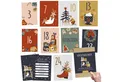 Produktbild: PAPIERDRACHEN Adventskalender 24 Karten Adventskalender - Geschenkidee in der Vorweihnachtszeit, zum Basteln und Verschenken