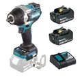 Produktbild: Makita DTW700Z Akku-Schlagschrauber 18V 700Nm mit 2x Akku 3Ah und Ladegerät