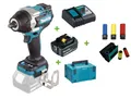 Produktbild: Makita DTW700Z Akku-Schlagschrauber 18V + 1x Akku 5Ah + Lader + Koffer + Satz