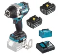 Produktbild: Makita DTW700Z Akku-Schlagschrauber 18V 700Nm + 2x Akku 6Ah + Ladegerät + Koffer