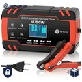 Produktbild: Autobatterie Ladegerät 12V/24V mit Automatischer Abschaltung 8A