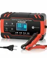 Produktbild: Husgw 8A 12V 24V Autobatterie Ladegerät mit LCD-Display, automatischer
