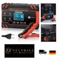 Produktbild: 8A Autobatterie Ladegerät 12V 24V mit Automatischer Abschaltung, LCD-Display