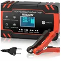 Produktbild: Autobatterie Ladegerät 12V 24V mit Automatischer Abschaltung