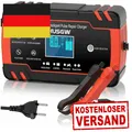 Produktbild: Autobatterie Ladegerät 12V 24V intelligent Erhaltungsladung Temperatur