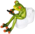 Produktbild: Formano Frosch auf Toilette , hellgrün - Froschhausen - 717979 -