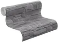 Produktbild: Rasch Tapete Factory 3 III 475029 Steinmauer Stein dunkelgrau Vliestapete Vlies
