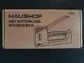 Produktbild: HAUSHOF Handtacker Set, Tackerpistole Typ 53 aus ABS-Kunststoff mit 800PC 8mm