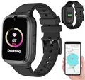 Produktbild: simvalley MOBILE Notruf Uhr mit SIM-Karte: 4G/LTE-Senioren-GPS-Handy-Uhr mit Garantruf Easy und Video-Telefonie (SOS, Notfalluhr Senioren, Fitness Armband)