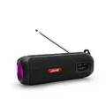 Produktbild: LEICKE DAB+ Radio Tube-Tragbarer Bluetooth Lautsprecher mit DAB+/FM, 4500mAh Akku, RGB-LED Lichter, 10W Stereo-Sound,Equalizer, Micro SD/AUX Anschluss