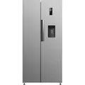 Produktbild: PKM SBS490NFWDIXJ Sde-by-Side Kühlschrank, 83 cm breit, 444 Liter, NoFrost, Wasserspender, Inox Design - Silber