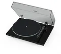 Produktbild: Pro-Ject T1 EVO Standard Plattenspieler mit OM10 Tonabnahmer, hochglanz schwarz