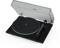 Produktbild: Pro-Ject Plattenspieler T1 EVO Schwarz Hochglanz incl Haube + Tonabnehmer OM10
