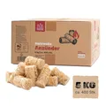 Produktbild: Heumüller Holzwolle 5 kg (ca. 400 Stück) Holzwolle-Anzünder Kaminanzünder | Öko-Anzünder aus Holzwolle & Wachs | Lange Brenndauer & geruchsneutral | Ideal für Kamin, Grill & Feuerstellen