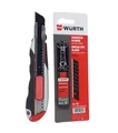 Produktbild: Würth 18mm SET 3K Cuttermesser mit 11 Abbrechklingen extrem Scharf Teppichmesser