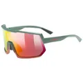 Produktbild: Uvex Sportstyle 235 Sport / Freizeit Brille matt grün/mirror rot Unisex