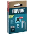 Produktbild: Novus-Tools Tackerklammern 53/14 superhart, 14mm, Feindrahtklammern, Typ 53 A, 800 Stück