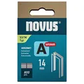 Produktbild: novus 800 Tackerklammern Feindraht superhart 53/14