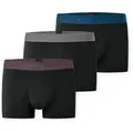 Produktbild: Schiesser Boxershorts 95/5 Multipacks (3er Pack) mit farblich abgesetztem, sportlichem Logo-Webgummibund bunt 7